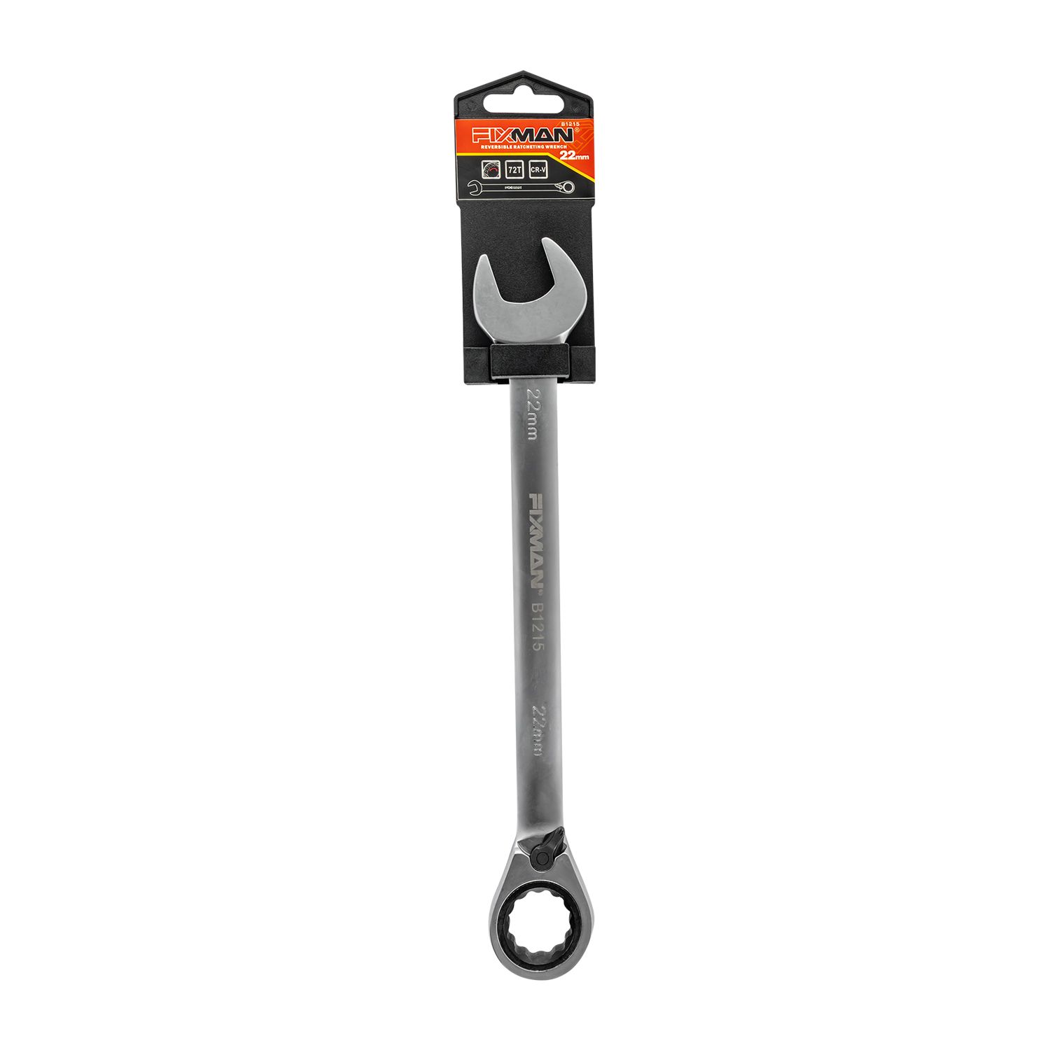 FIXMAN Reversible Ratcheting Combination Wrench 22mm 72-Tooth